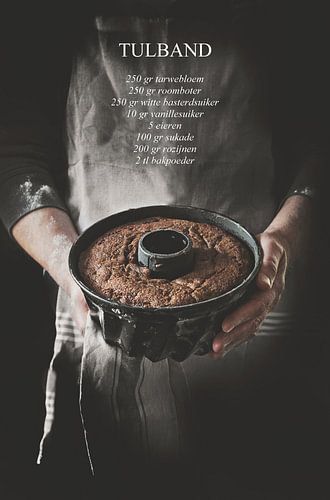 Turban in low key with recipe by Moody Food & Flower Shop