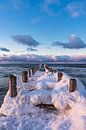 Buhne an der Ostseeküste bei Zingst im Winter von Rico Ködder Miniaturansicht
