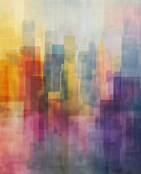 Manhattan in Mist by Thea