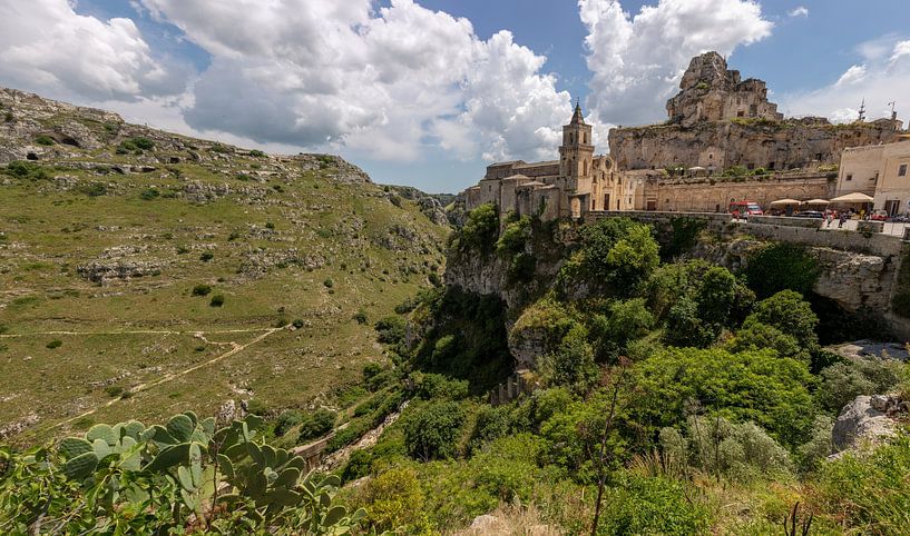Ansicht von San Pietro Caveoso in Matera, Italien von Joost Adriaanse