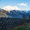 Frühling in Mittersill Hohe Tauern Pinzgauerzaun von Daniel Kogler