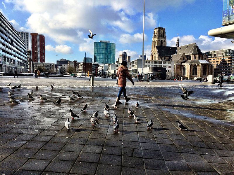Grotekerkplein by Liesbeth Vollemans