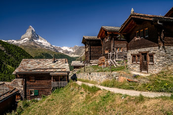 Das Matterhorn in der Schweiz