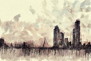 Skyline von Rotterdam