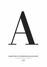 Buchstabe A von Aiden Baker