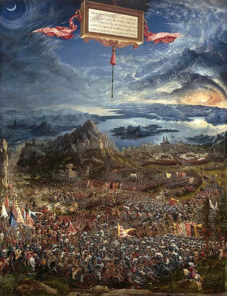 Albrecht Altdorfer, The Battle of Alexander at Issus - 1529 by Atelier Liesjes