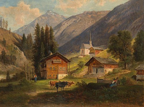 Gustav Barbarini, Kals in Tirol, 1886