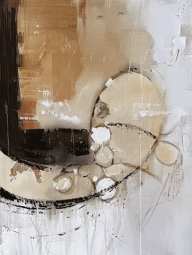 Modern en abstract in aardetinten