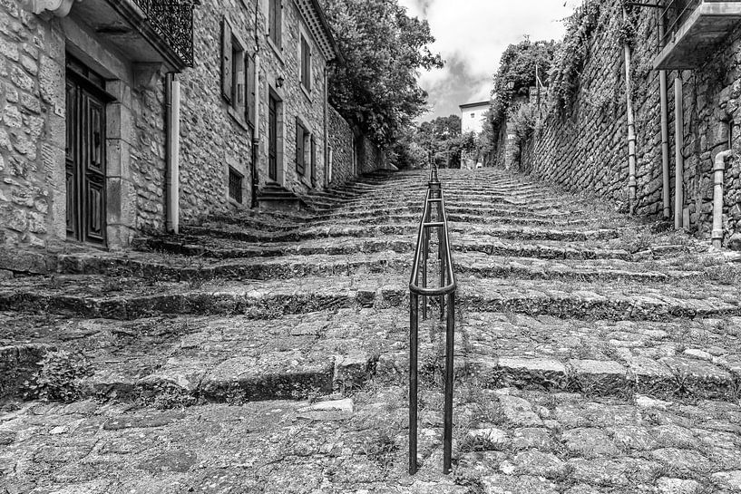 Stairs Largentiere France by Jean Arntz