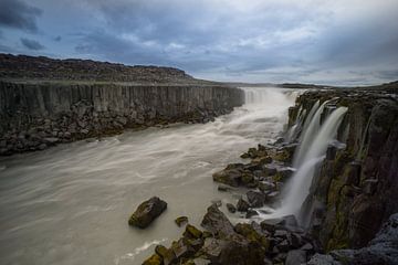 IJsland - Spectaculair moment bij de watervallen van Selfoss van adventure-photos