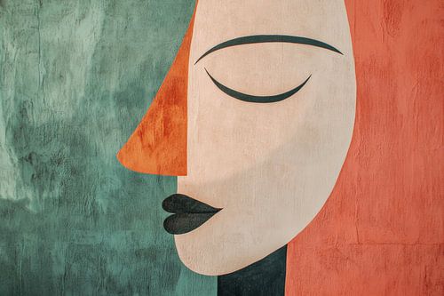 Woman Portrait in Harmony of Silence