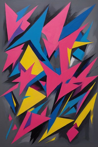 Geometrische Farbdynamik von Art & Soul Creations