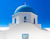Blauwe Kerkkoepel Cycladen van Mario Calma thumbnail