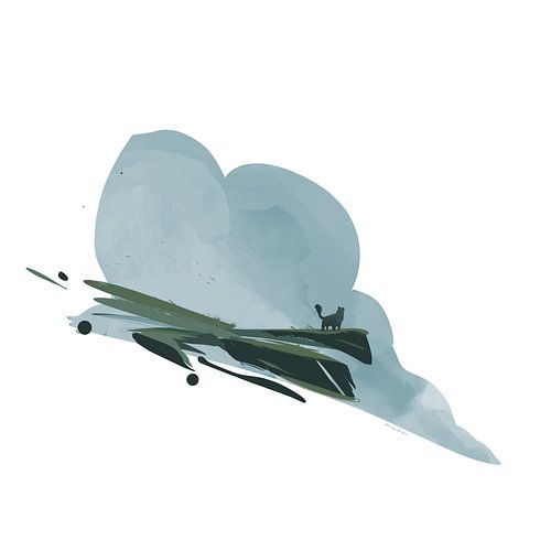 Bewölkt mit Chance auf eine Katze