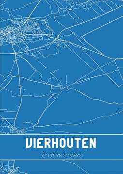 Blueprint | Map | Vierhouten (Gelderland) by Rezona