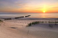 Zonsondergang Hollands strand