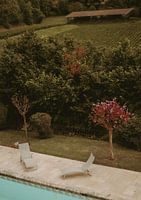 Swimming pool near Bordeaux wine region