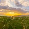 Zonsondergang bij de Slufter van Patrick van Oostrom