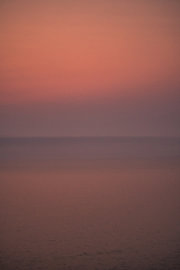 Vertical sunset in Angola, abstract and colourful