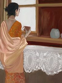 Ruhiges Morgenfenster von Osheensgallery