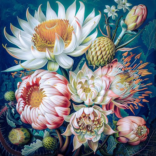 Compositie van zomerse bloemen