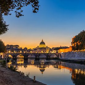 Sonnenuntergang über Rom von Bart Hendrix