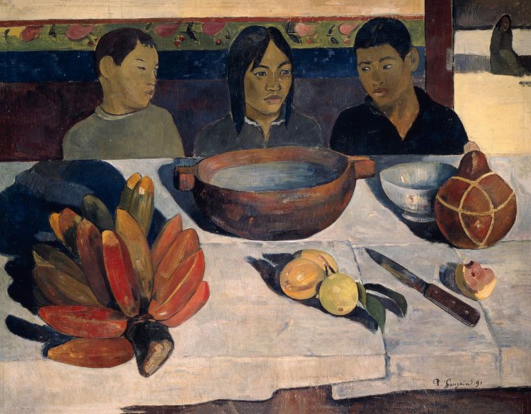 Paul Gauguin. The Meal van 1000 Schilderijen