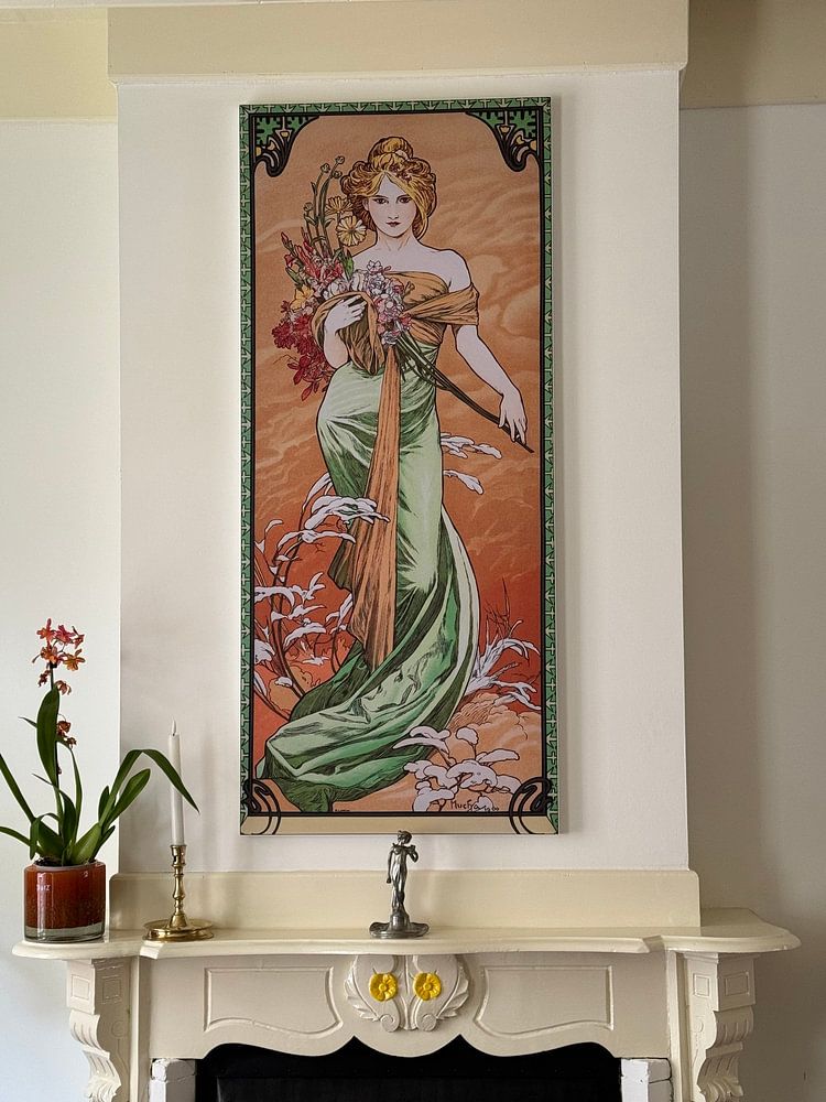 Spring, Alphonse Mucha (Seasons series) 