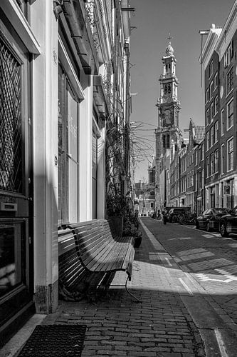 Zicht op de Ouwe Wester in Amsterdam
