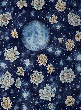 Lune Boho avec guirlande No.05 | The Bohemian Vintage Collection