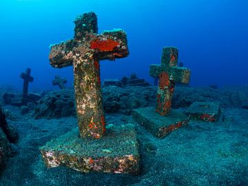 Crosses of Malpique, La Palma, Canary Islands 1 by René Weterings