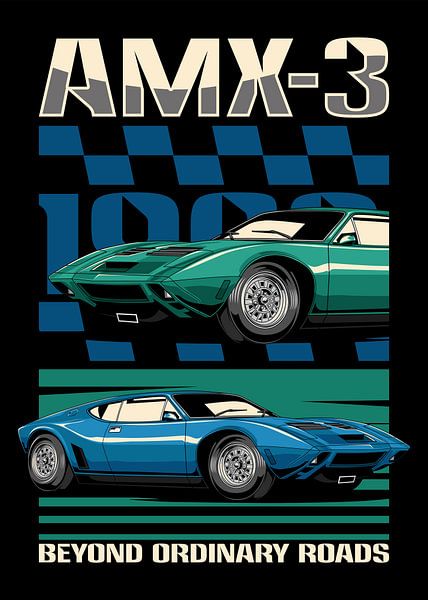 AMC AMX/3 Amerikanischer Sportwagen von Adam Khabibi