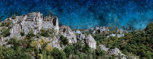 Rochers dans la vallée du Danube