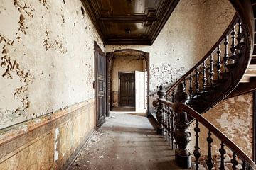 Lost Place - Cage d'escalier d'une villa d'industriel sur Times of Impermanence