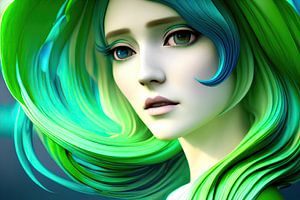 Green Mystical Illusion