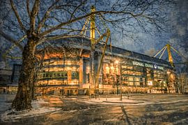Voetbalstadion in Dortmund van Johnny Flash