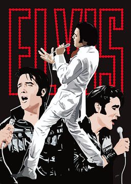 Elvis Presley - The NBC Special 1968 von Jarod Art