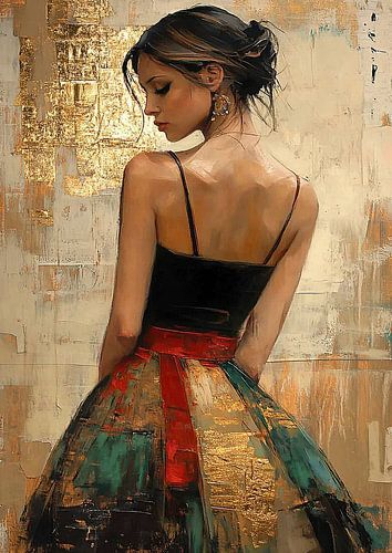 Gold Fashion | Elegant Gold Dress