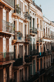 Sunny Balconies in the Heart of Barcelona