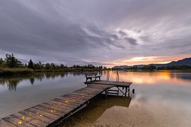 Magische Morgenstimmung am Kochelsee - Magische ochtendsfeer aan de Kochelsee von Christina Bauer Photos