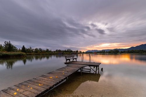 Magische Morgenstimmung am Kochelsee - Magische ochtendsfeer aan de Kochelsee