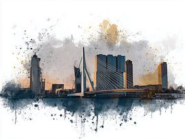 Rotterdam Skyline | Modern architecture by Lauren Wilde