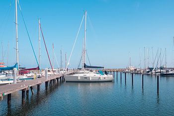 Ships in Grömitz harbour