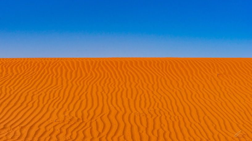 Oranje zandduinen in Wadi Rum, Jordanië van Jessica Lokker