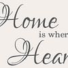 Home is where the Heart is Canvas by Pim Michels
