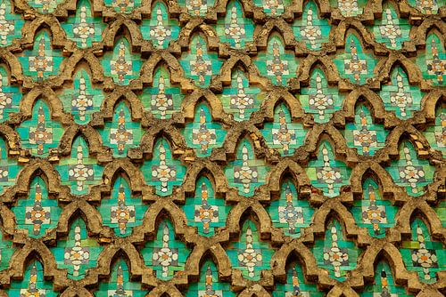 Wall of Bab el Mansour in Meknes