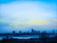 Paysage urbain de Kampen sur la rivière IJssel