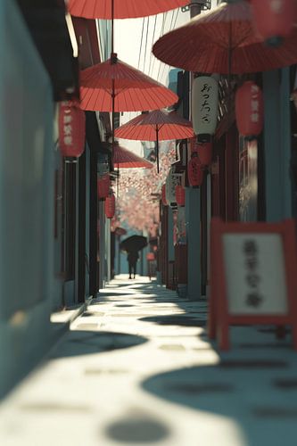 japanse kunst architectuur straat