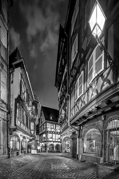 Colmar , schwarz-weiß von Manfred Voss, Schwarz-weiss Fotografie