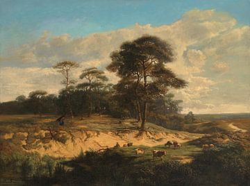 Landschap bij Kalmthout, Lodewijk Juliaan Fuchs